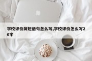 学校评价简短语句怎么写,学校评价怎么写20字